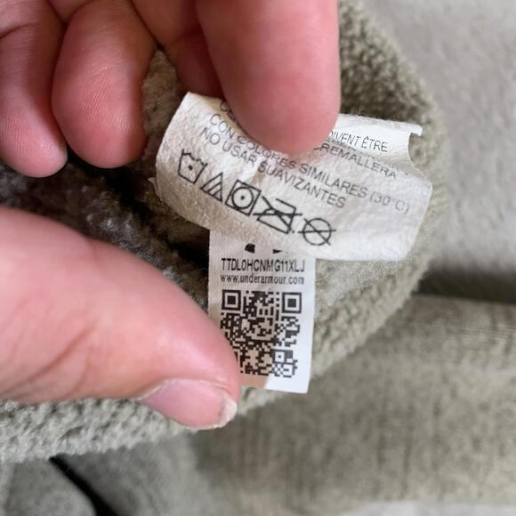 Under Armour Pullover Mens XL 1/2 Zip Sweater Fleece Lined Performance 1380271 - Picture 9 of 11